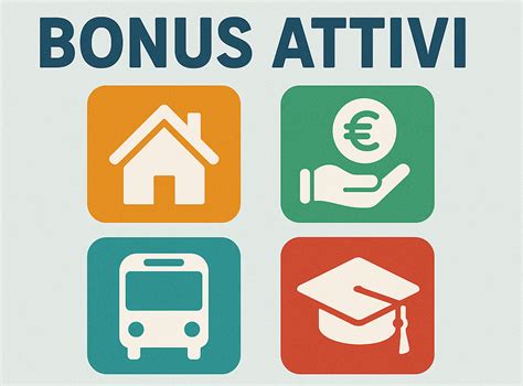 Rappresentazione grafica dei vari bonus e agevolazioni familiari