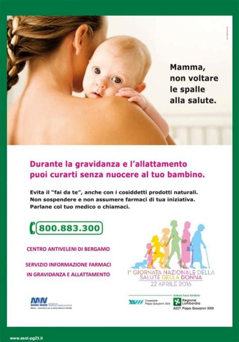 Servizio di consulenza per farmaci in gravidanza e allattamento