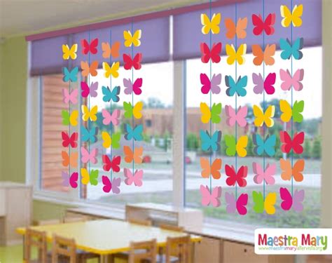 decorazioni colorate aula scuola infanzia