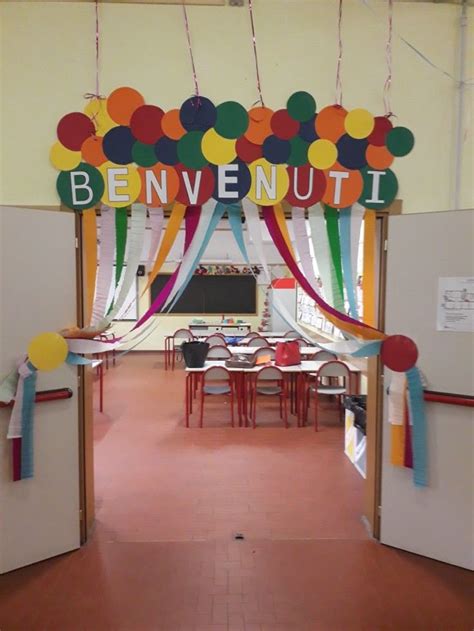 allestimento aula accoglienza