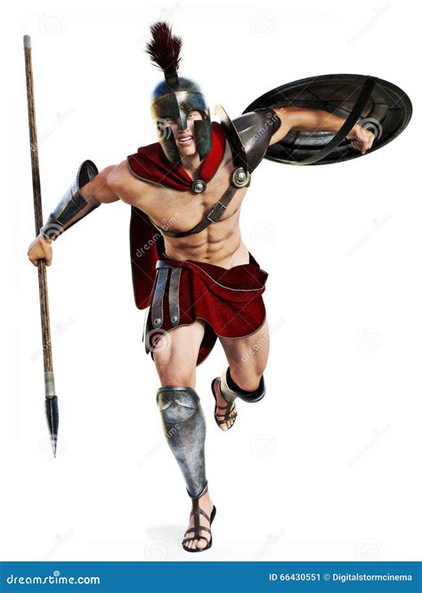 Illustrazione di guerrieri spartani in addestramento