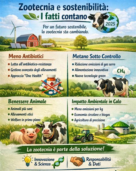 Zootecnia sostenibile: integrazione di benessere animale, produttività e ambiente