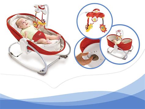 Sdraietta Tiny Love Rocker Napper 3 in 1 in modalità culla