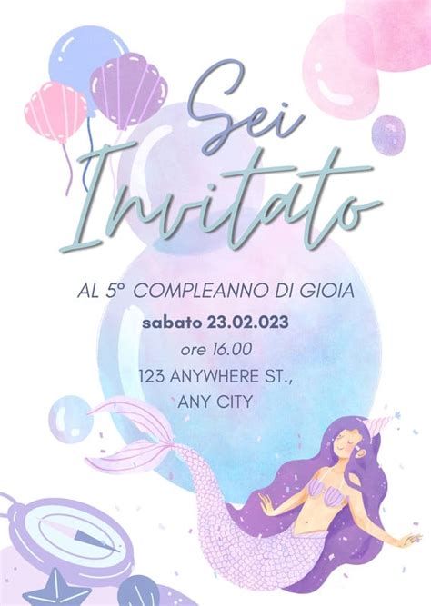 Inviti digitali per compleanno bambini