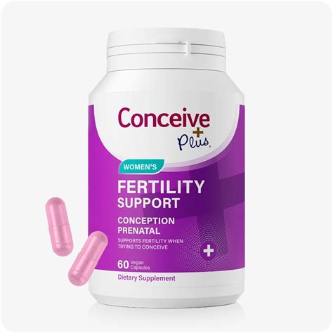 Illustrazione del tubetto di Conceive Plus con indicazioni per l'uso