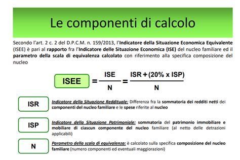 infografica sui parametri ISEE e calcolo del bonus