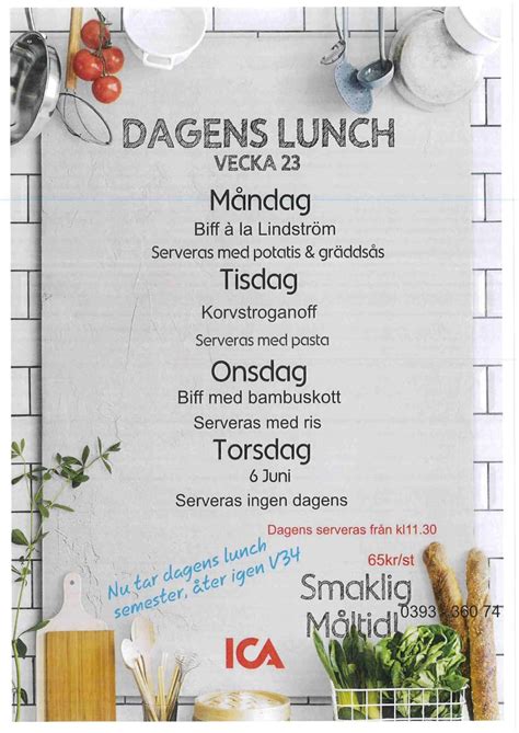 Dagens Lunch Svedese