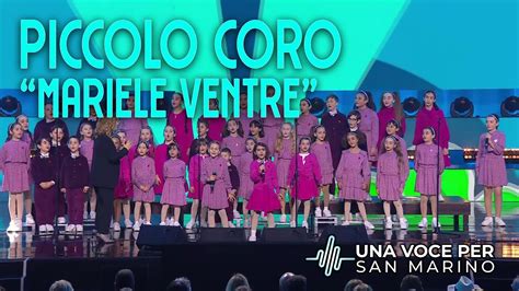 Mariele Ventre dirige il Piccolo Coro dell'Antoniano