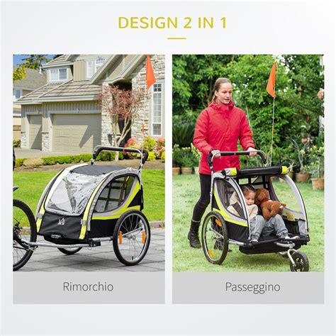 Famiglia in bici-passeggino in città