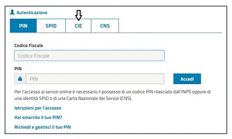Accesso ai Servizi Online INPS (SPID/CIE)