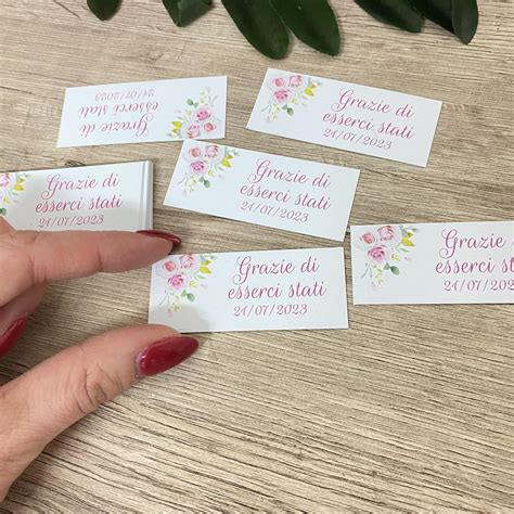 Bigliettini personalizzati per bomboniere
