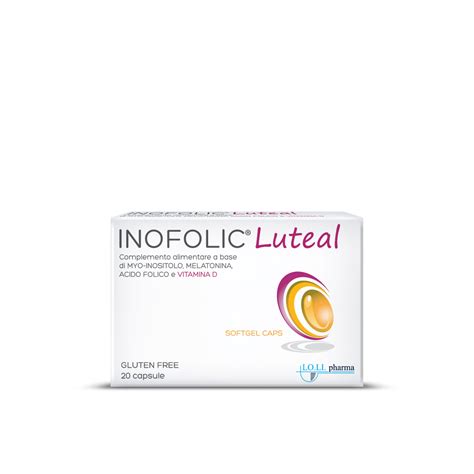 Immagine di una confezione di Inofolic Luteal