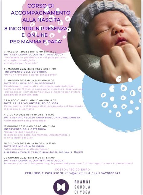 Corsi di accompagnamento alla nascita