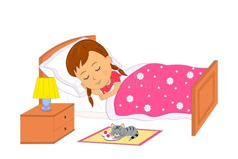 Disegno di una bimba che dorme in una culla di fiori