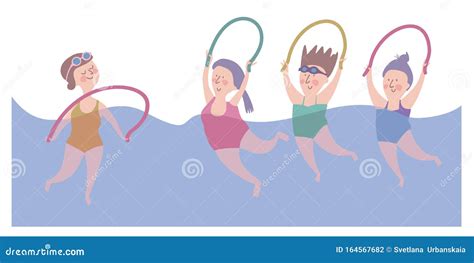 Donne incinte che praticano ginnastica in acqua