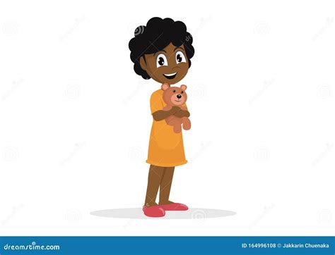Bambina che abbraccia il suo orsetto