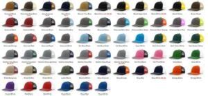 Panoramica completa taglie cappelli Sumkcaps