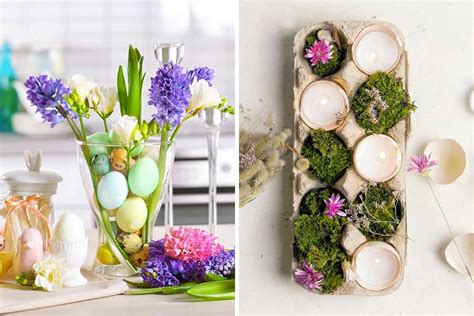 Dettaglio di decorazioni pasquali: timbri, pompon e erba di carta sottile