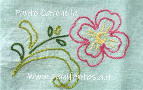Ricamo punto coperta