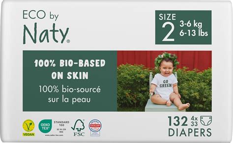 Composizione dettagliata dei pannolini Naty e certificazioni ecologiche