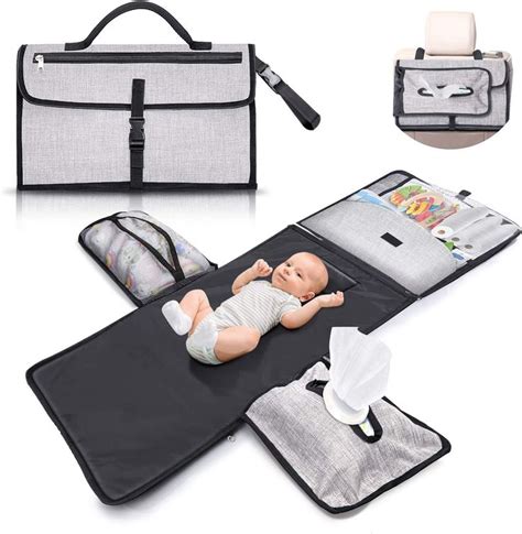 Fasciatoio pieghevole compatto in una borsa