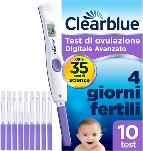 test ovulazione clearblue digitale con faccina sorridente