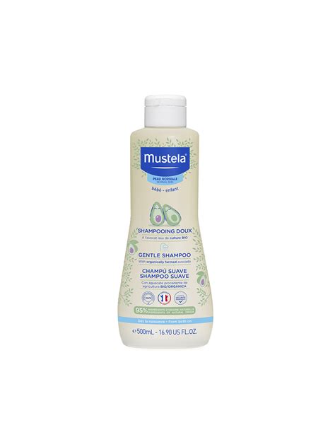 Flacone Mustela Shampoo Dolce 500ml e bambino felice