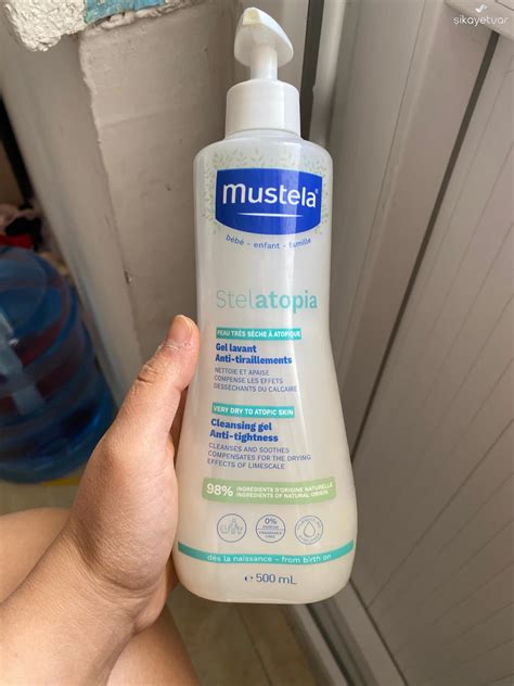 Infografica ingredienti chiave Mustela Shampoo Dolce