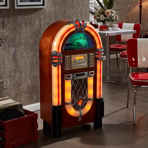 Juke-box vintage in stabilimento balneare