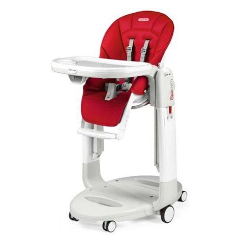 Parti smontate del seggiolone Peg Perego Tatamia per la pulizia