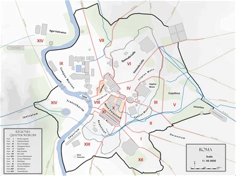Mappa di Roma antica