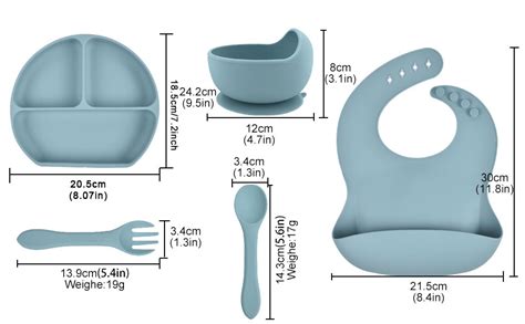 Set pappa in silicone con ventosa e bavaglino