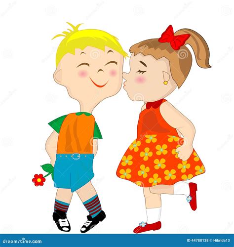Bambino che riceve un bacio sulla guancia