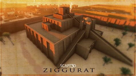 Ricostruzione artistica di una Ziggurat sumera