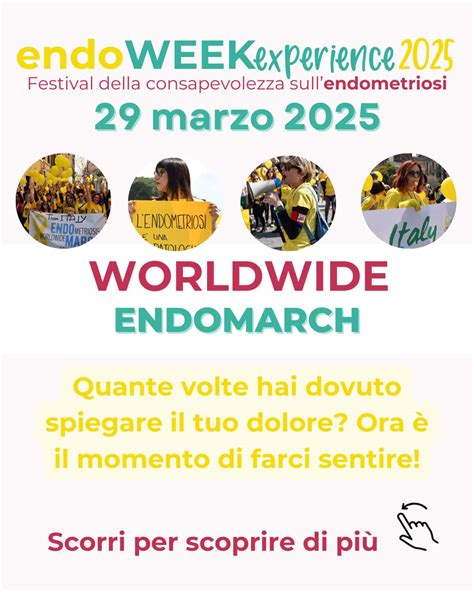 Logo della Marcia Mondiale per l'Endometriosi (ENDOMarch)