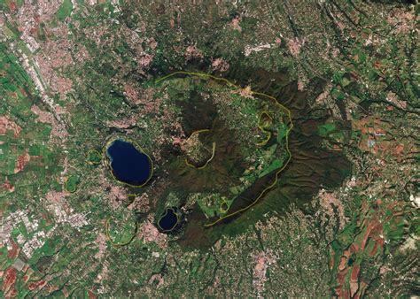 paesaggio agricolo tipico dell'area dei Colli Albani