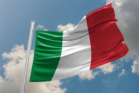 Bandiera italiana che indica prodotto Made in Italy
