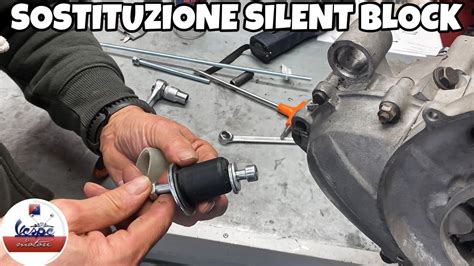 Dettaglio di un silent-block usurato