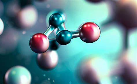illustrazione scientifica della struttura ormonale hCG e del suo legame chimico