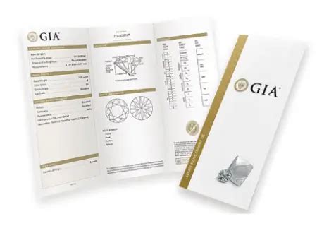 Certificato di autenticità GIA per diamanti