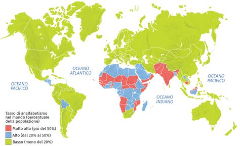 Mappa diffusione co-sleeping nel mondo