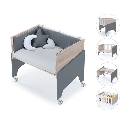 Miniculla co-sleeping Alondra EQUO 5 in 1 in modalità scrivania