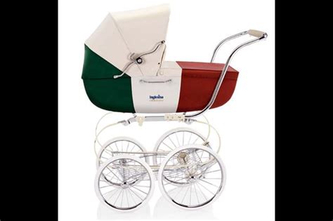 Logo Inglesina e iconica carrozzina