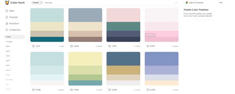 palette colori pastello per abiti da battesimo