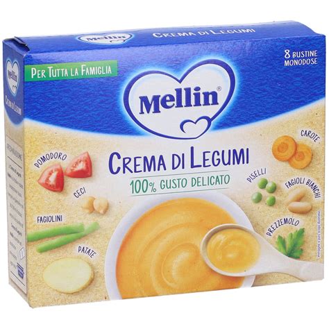 Crema di verdure e legumi per bambini