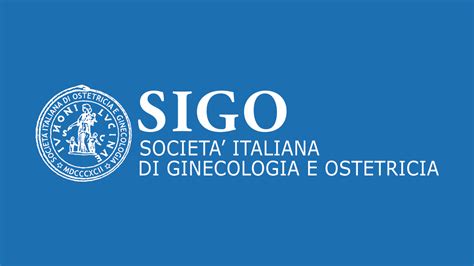 Logo della Società Italiana di Ginecologia e Ostetricia (SIGO) con data di fondazione