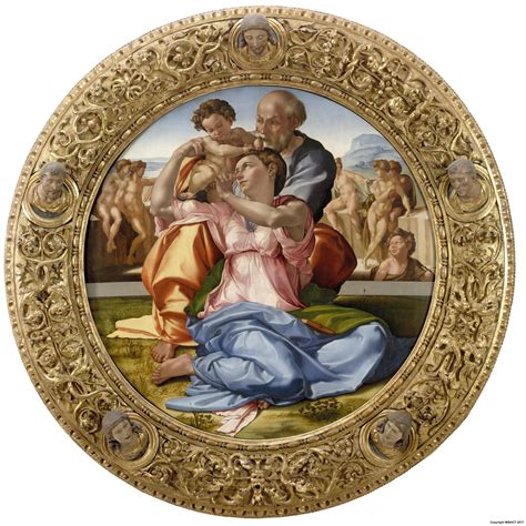 Michelangelo, Tondo Doni, Galleria degli Uffizi, Firenze