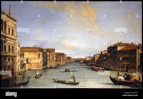 Canaletto, Veduta del Canal Grande, Firenze, Galleria degli Uffizi