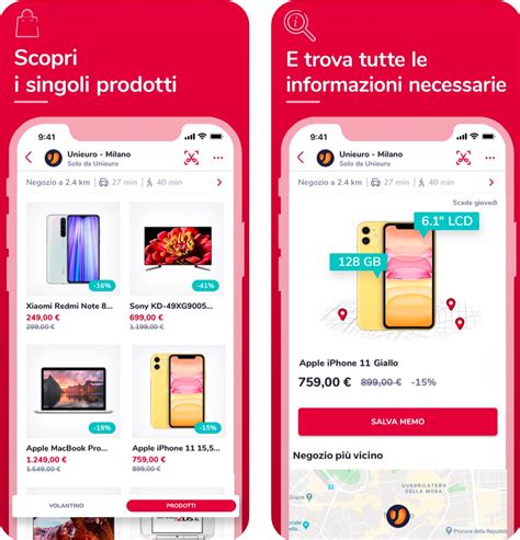 Schermata app DoveConviene con offerte Prenatal