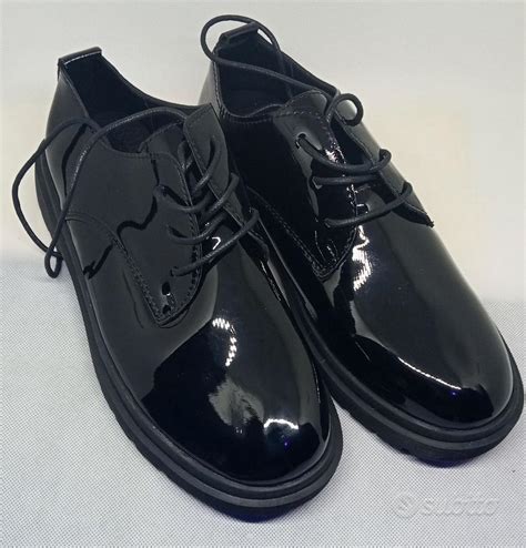 Scarpe Oxford nere lucide